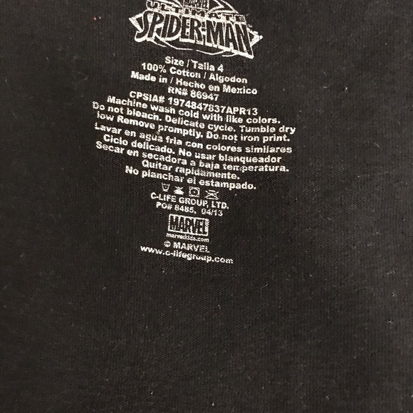 Marvel spider man Boys T shirt - Picture 3 of 3